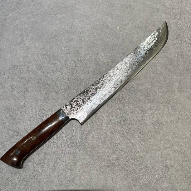 佐治武士作 sg2 钻石大马系列 270mm 先丸筋引 沙铁木柄