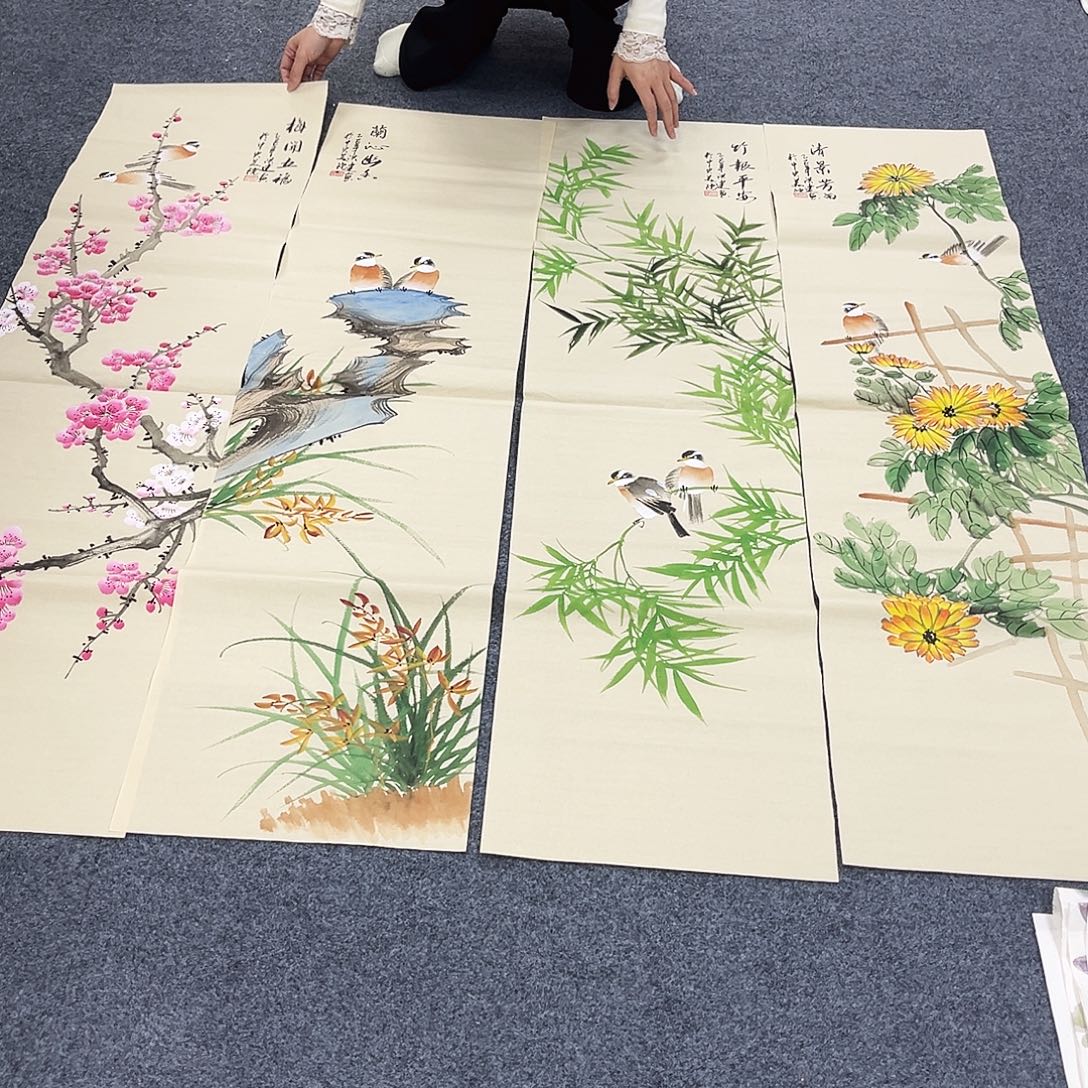 国画作品全场放漏