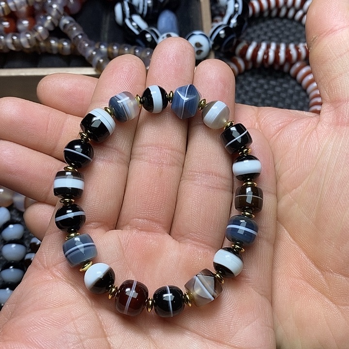 玛瑙/玉髓未镶嵌手链