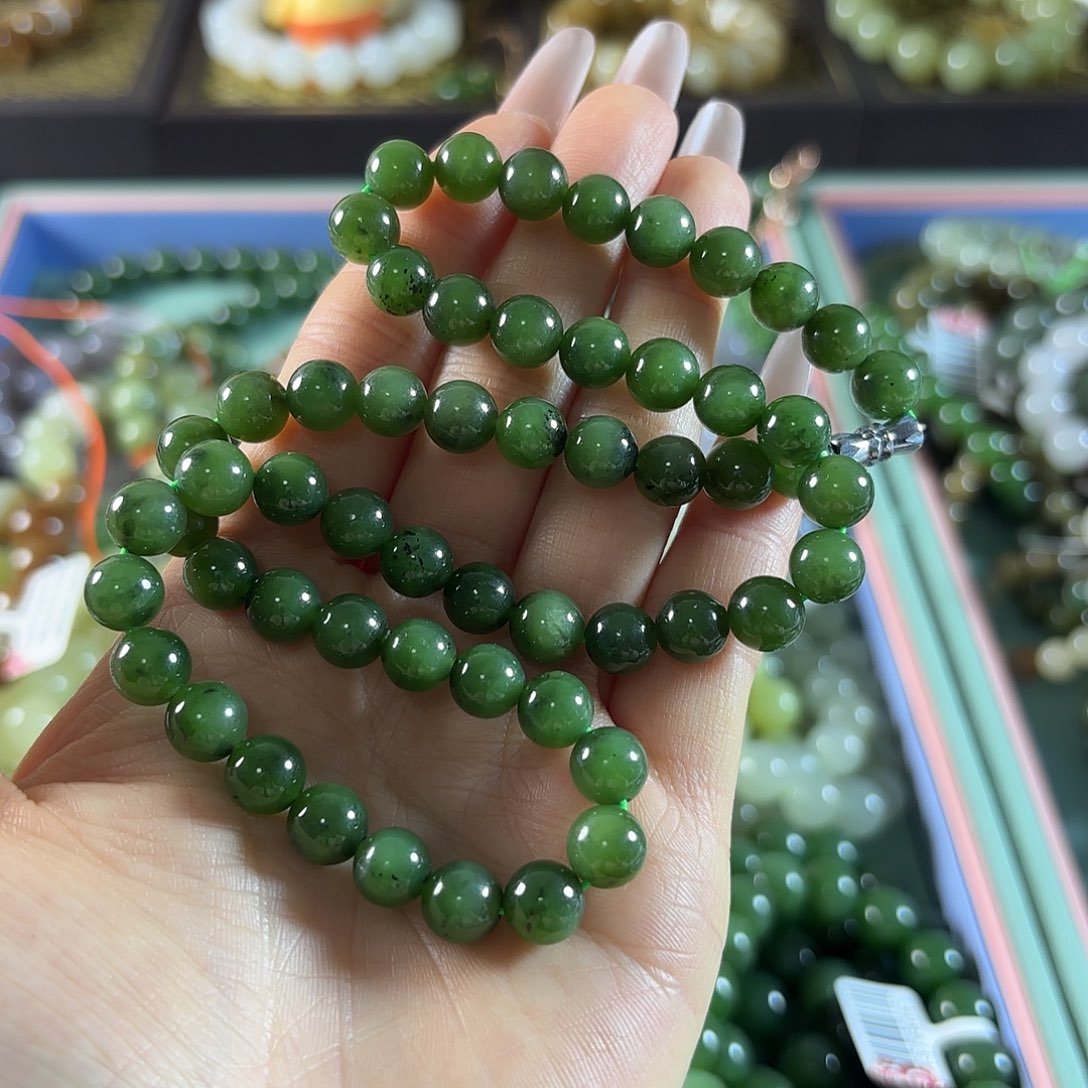 和田玉未镶嵌手链89