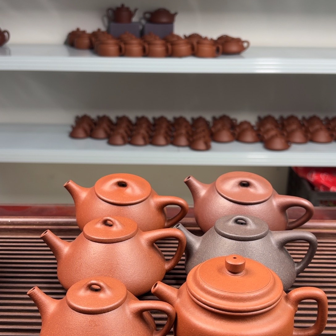 紫砂茶壶越**有瑕疵壶掇只