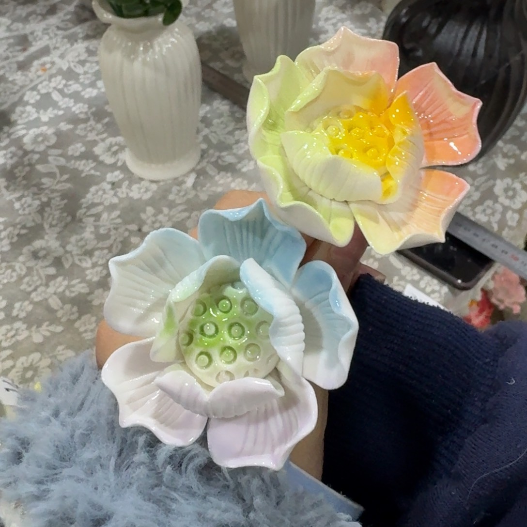 陶瓷花，28元发货，退款拉黑，