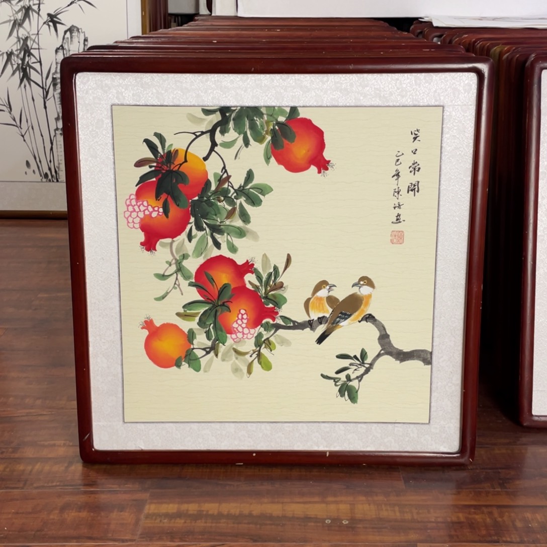 国画带框尺寸63*63厘米
