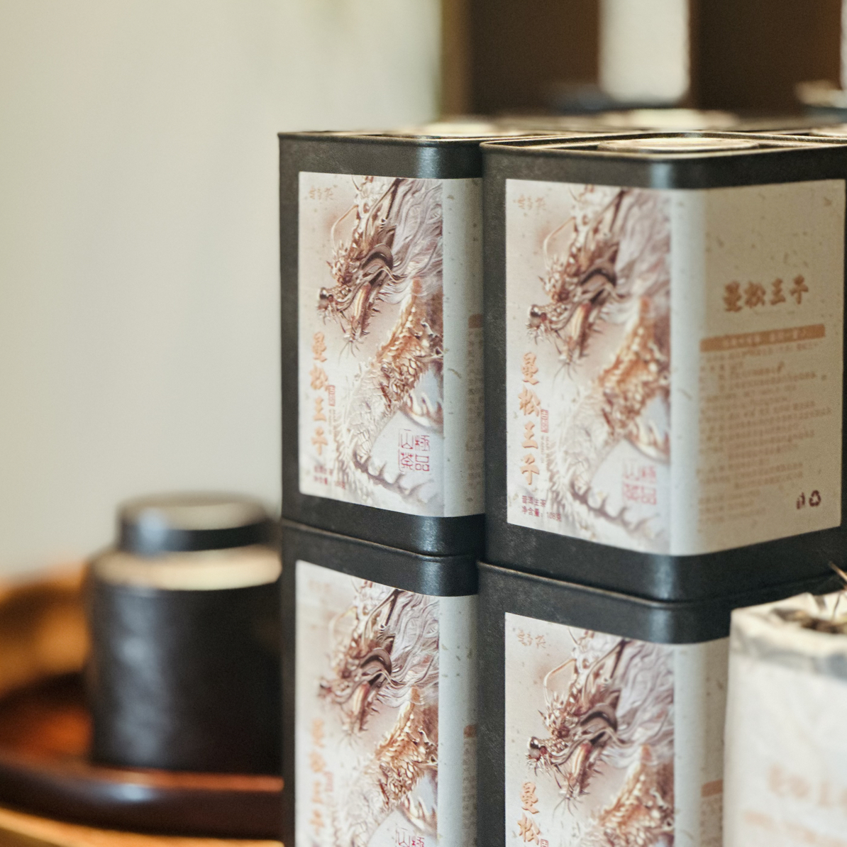 叶香社 曼松王子 生茶 108克一盒