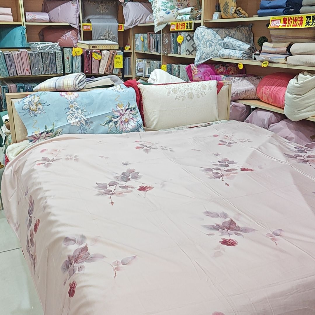 棉长绒棉磨毛床单2.4*2.5