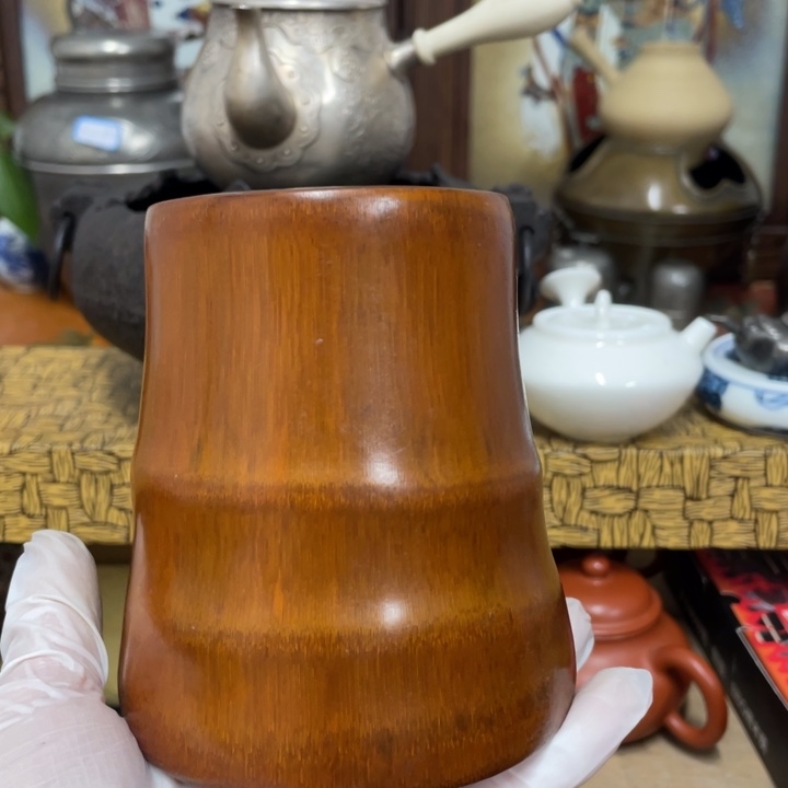 竹中古艺术品摆件