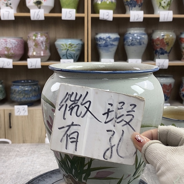 缸13xc景德镇陶瓷花盆