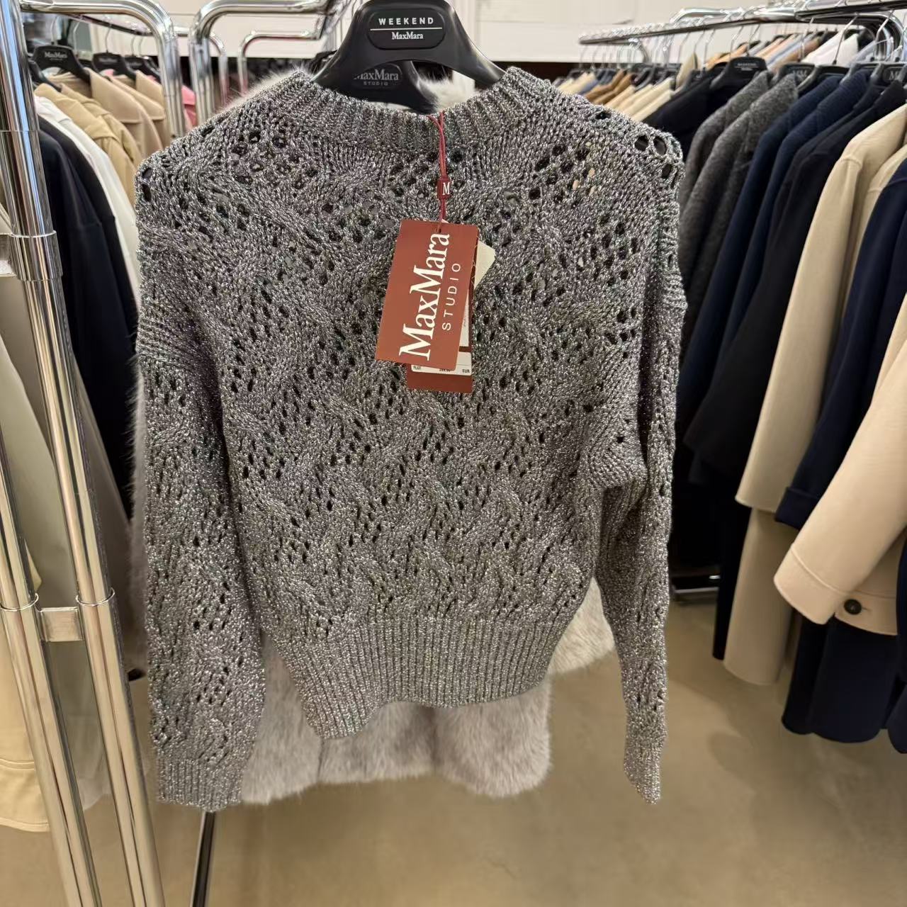 未使用 MaxMara PILADE 镂空针织