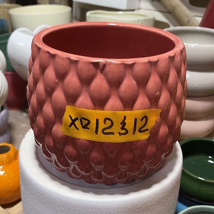 摆件陶陶盆有孔 瑕疵介意勿拍