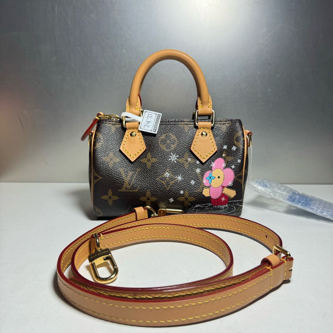 99新 LouisVuitton/路易威登 Lv speedy nano 圣诞限定款 98新