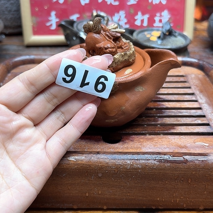 纯手工制作粗陶茶具