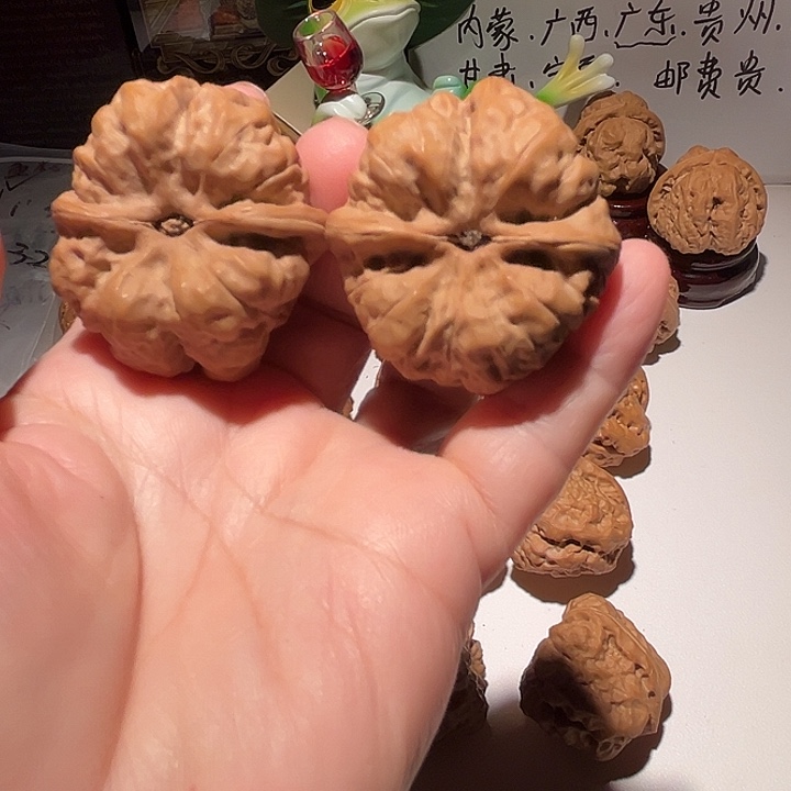 浩***吊坠龙脊菩提蛤蟆头一对