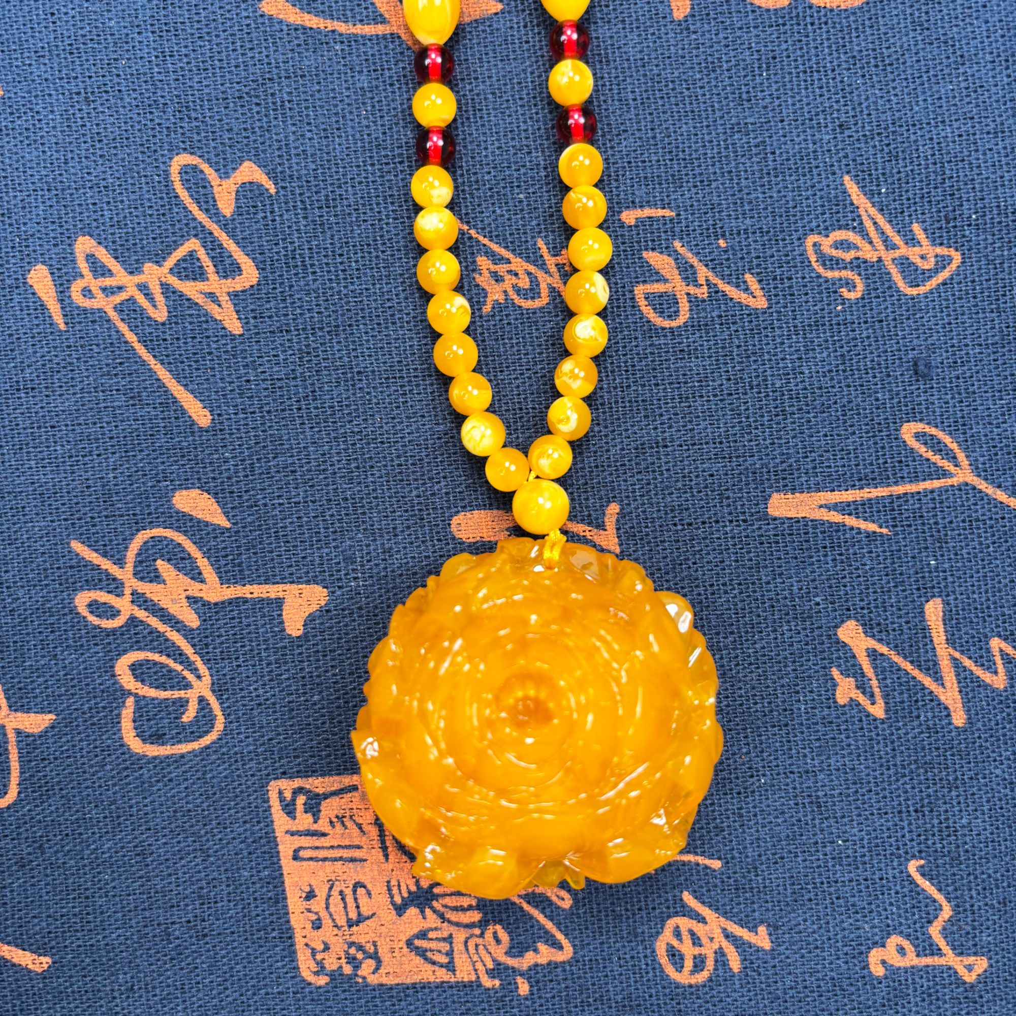 【正品保障】牡丹花珠链款吊坠项链 DM6002