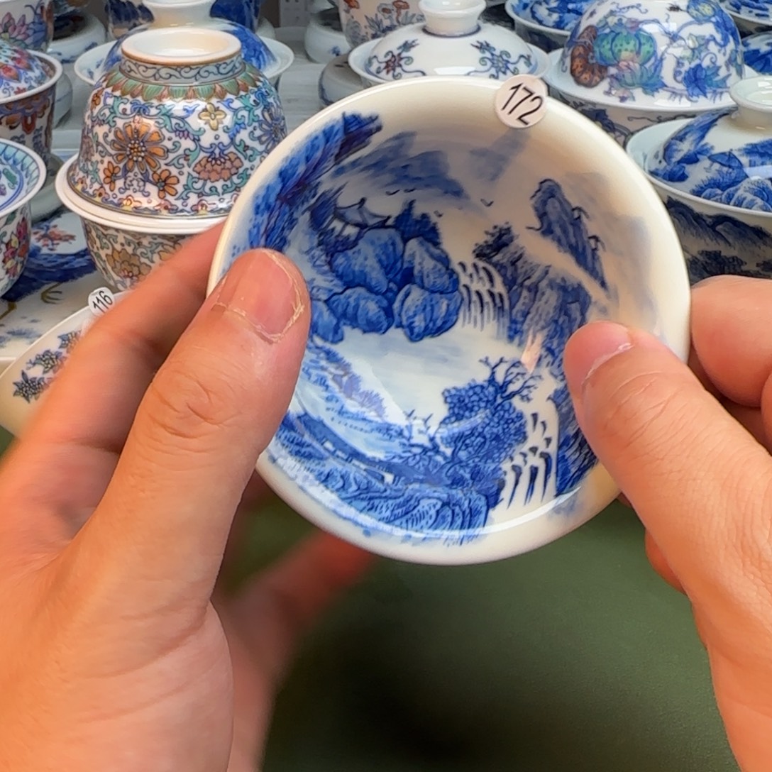 彦祖纯手工手绘茶具172