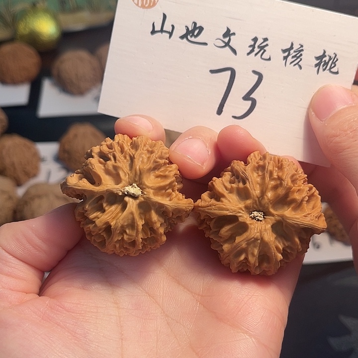 桃核把件苹果园43尺73号