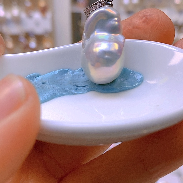 淡水珍珠颈饰合金