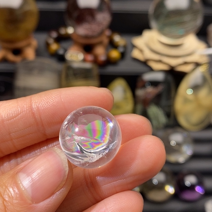 水晶白水晶球未镶嵌
