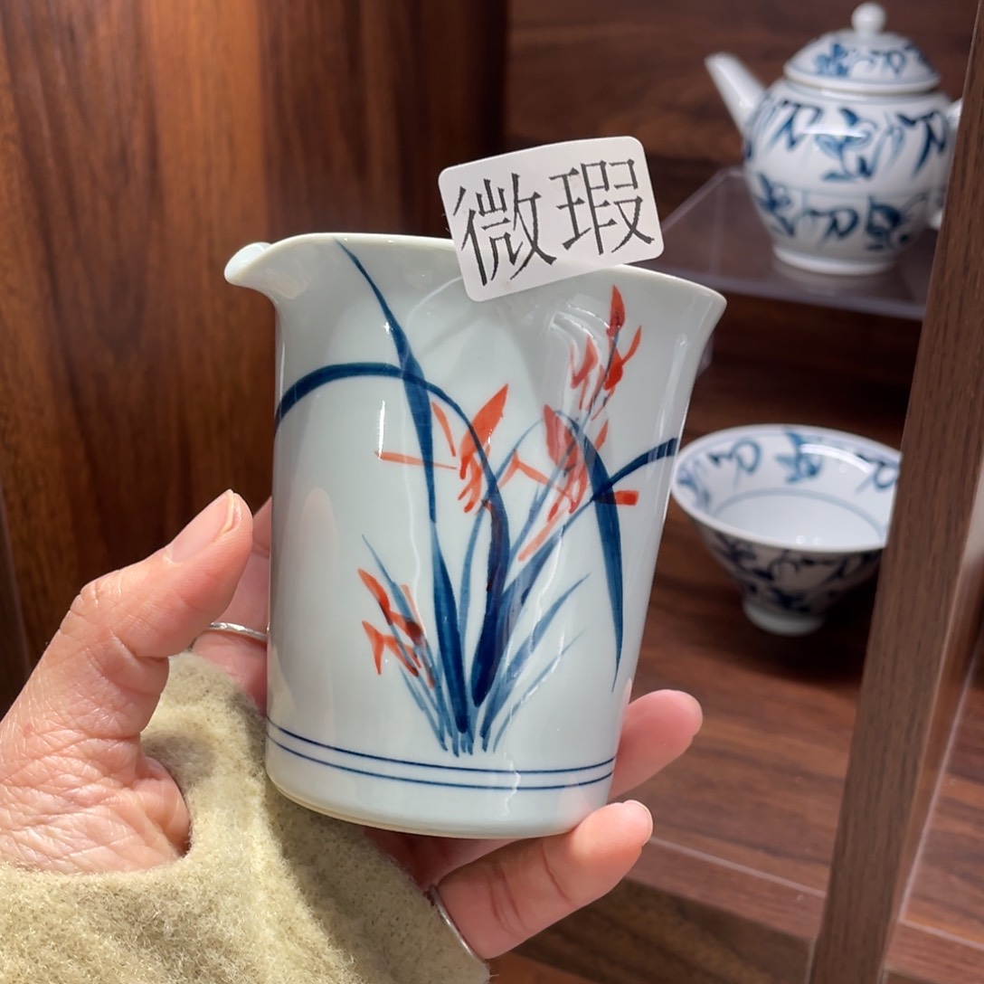 有瑕釉下彩纯手绘