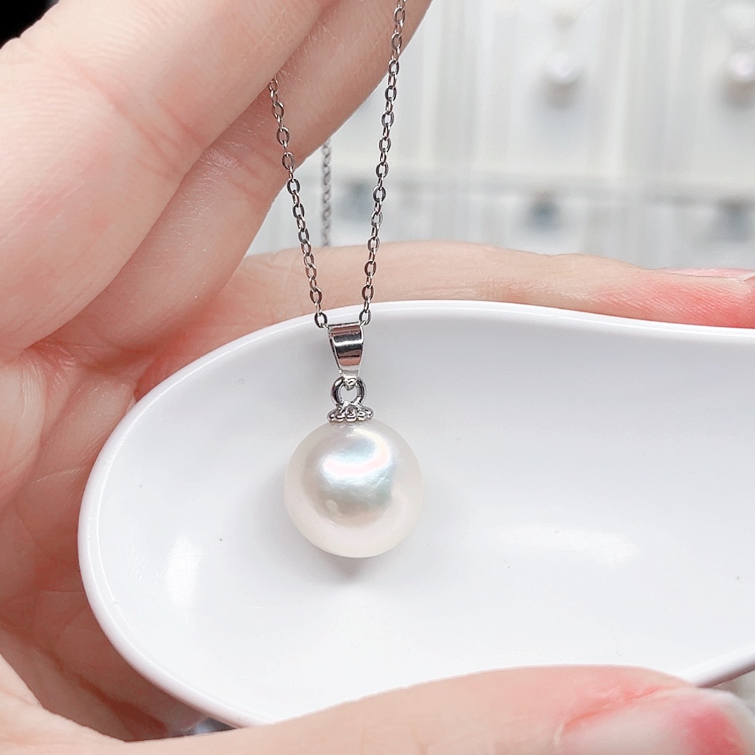 淡水珍珠吊坠(赠链)合金