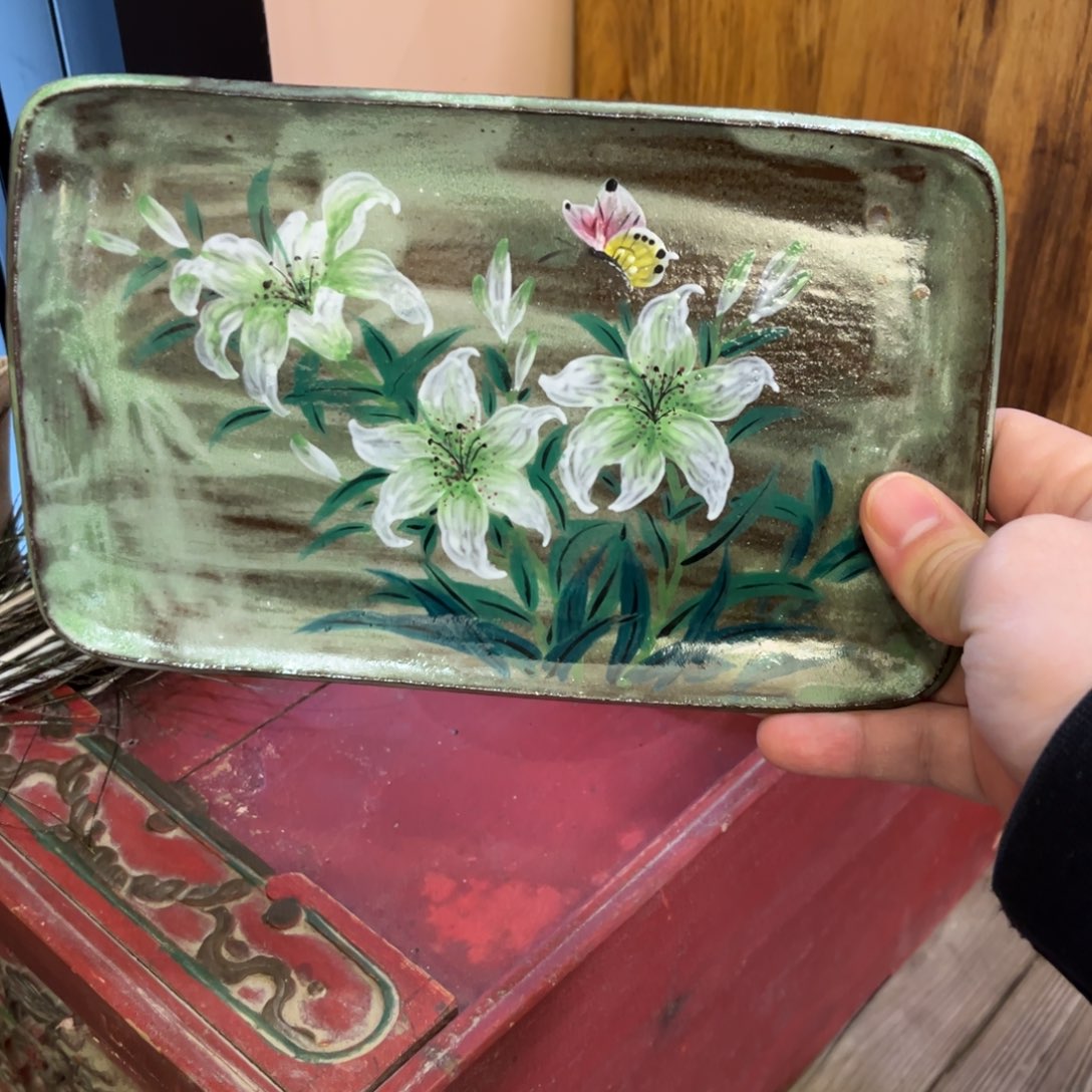 柴烧手工手绘陶瓷