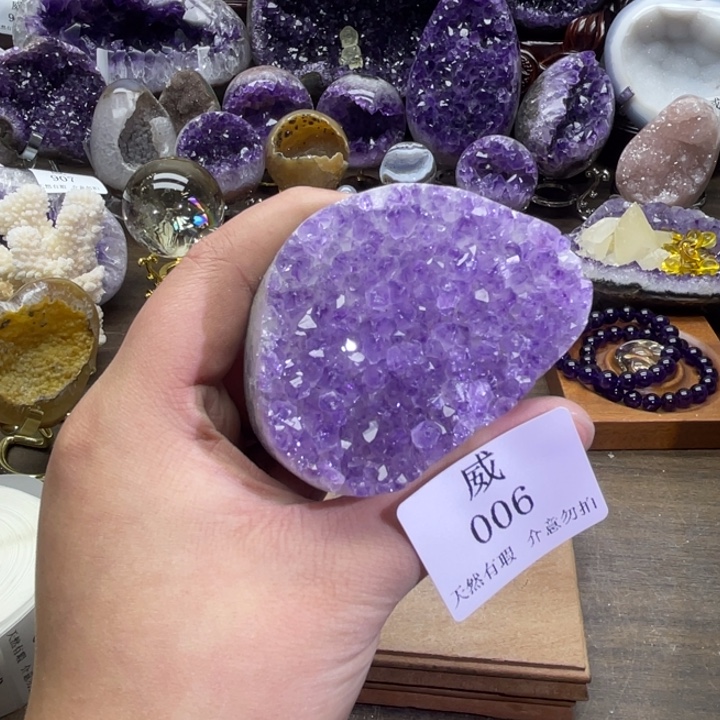 水晶未镶嵌珠宝半成品