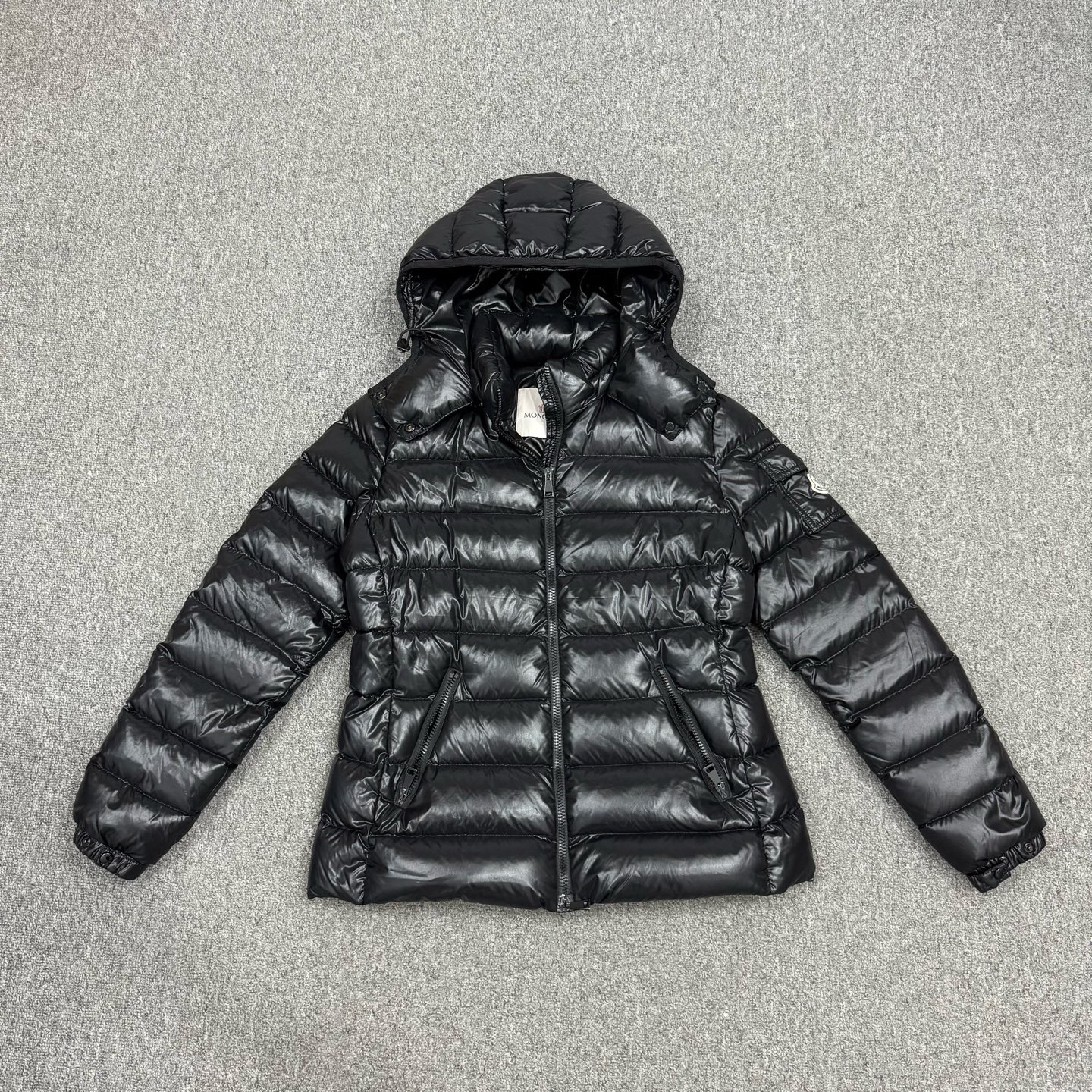 95新 MONCLER 16465789 nz Moncler蒙口 bady 黑色羽绒服 3码95新