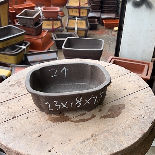 紫砂花盆透气花盆