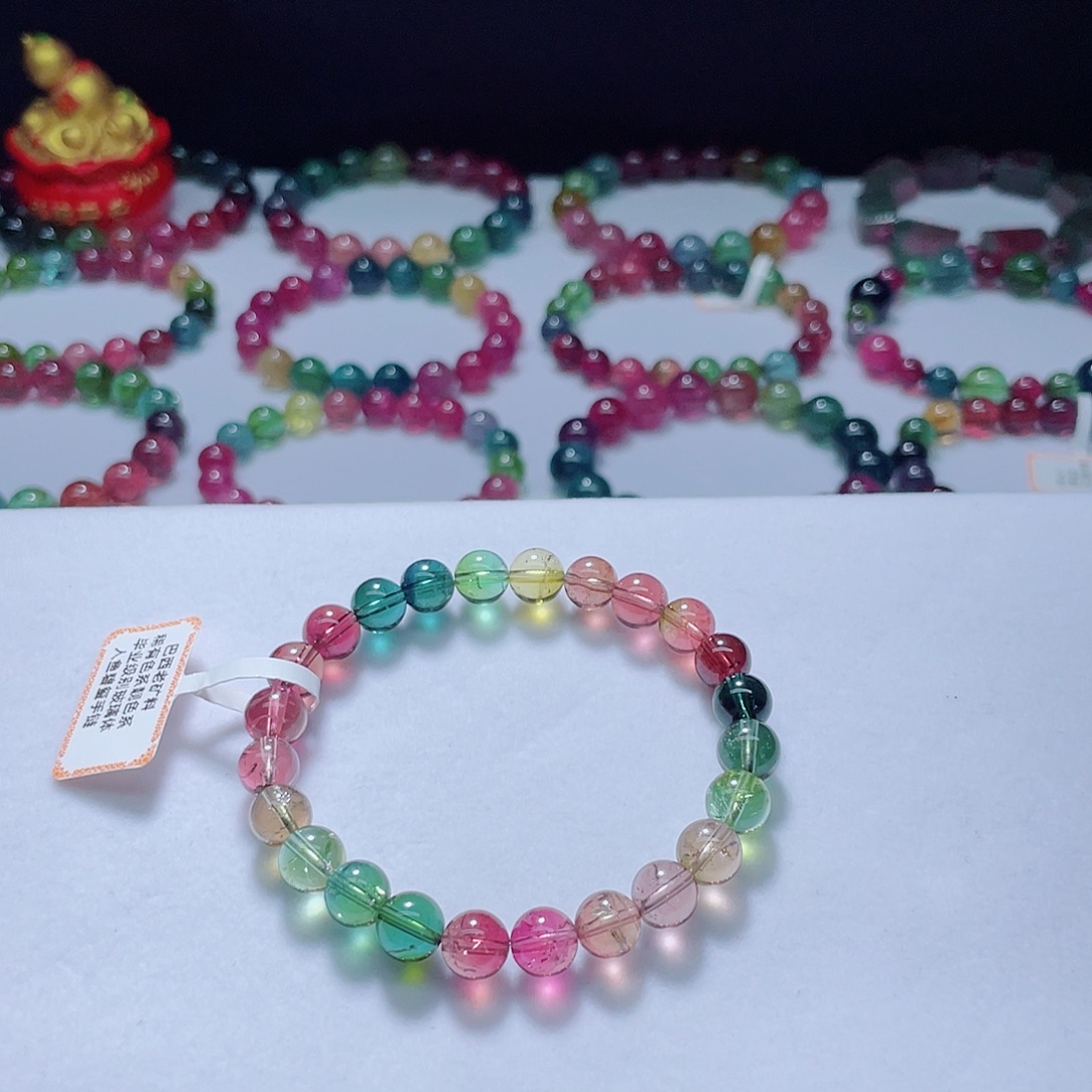 手链未镶嵌碧玺7.7mm左右