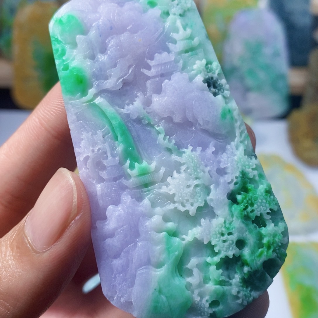 定制翡翠未镶嵌天然翡翠A货