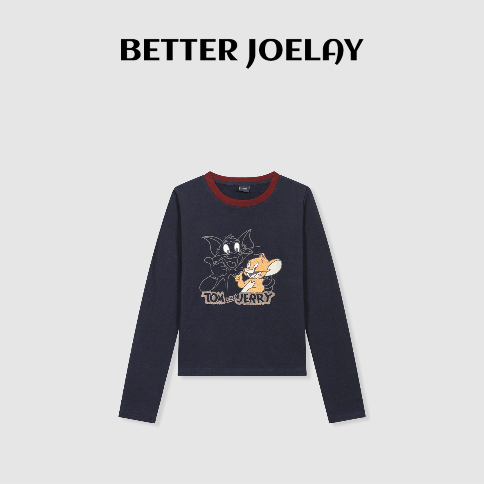 BETTER JOELAY -【杰瑞和汤姆】高端宽松潮流休闲百搭长袖KH1312