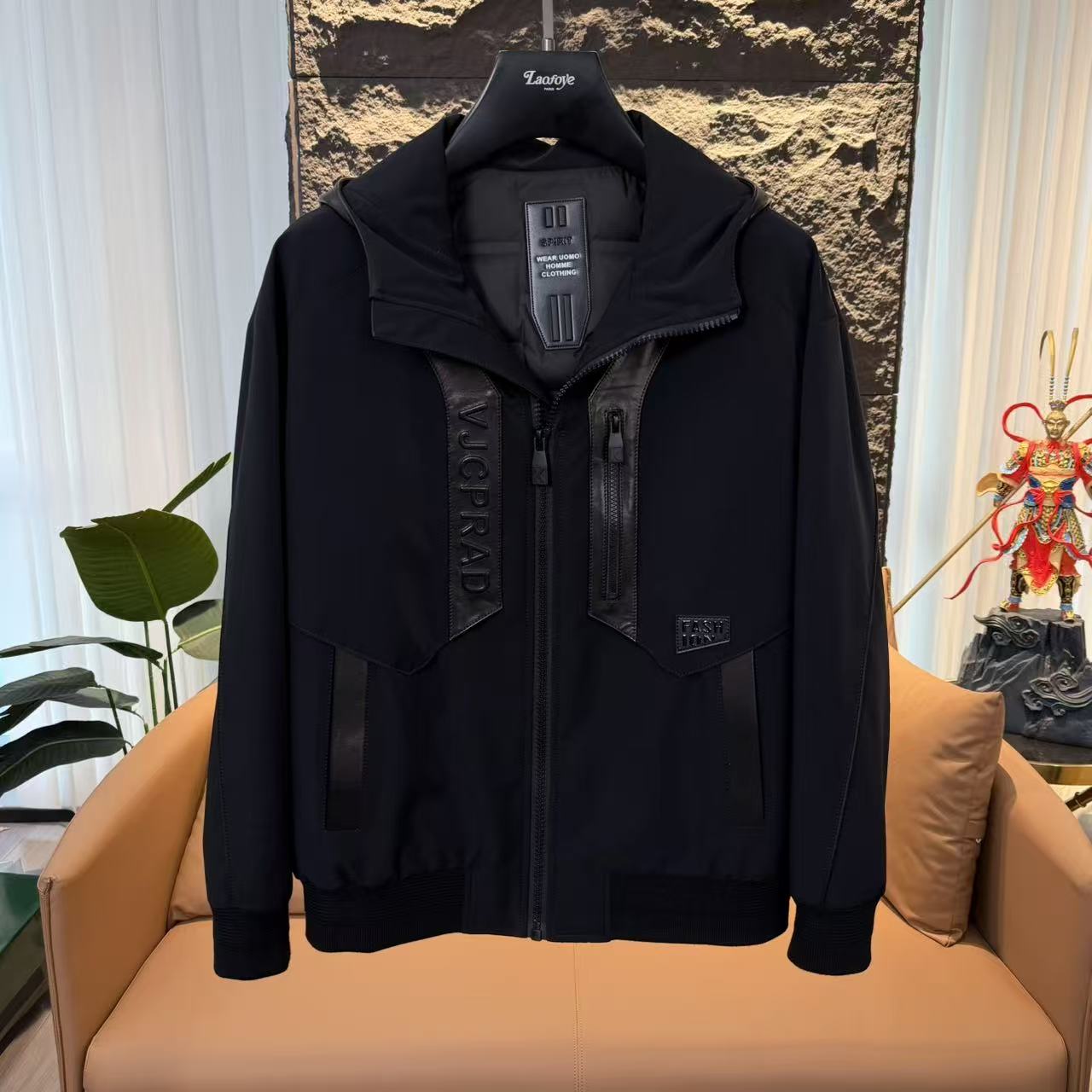 【VanJazny】高端男士潮流百搭时尚潮流个性简约羽绒夹克25BP0122