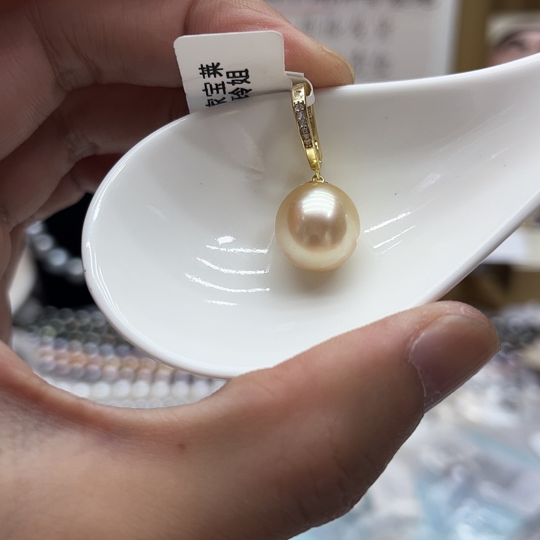 颈饰银S925镶嵌海水珍珠