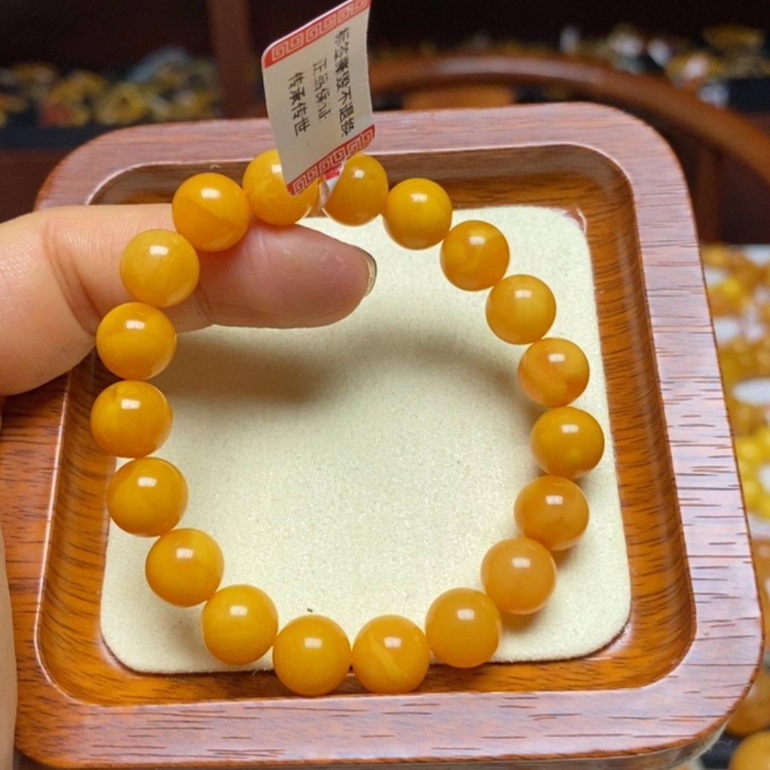 【闪购商品】蜜蜡手链未镶嵌手串