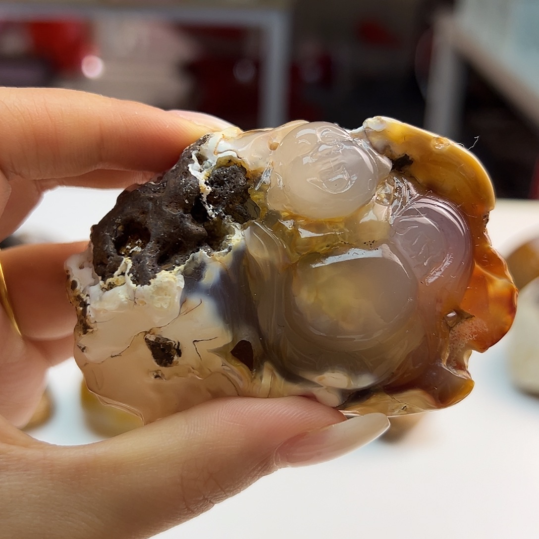 玛瑙/玉髓未镶嵌颈饰