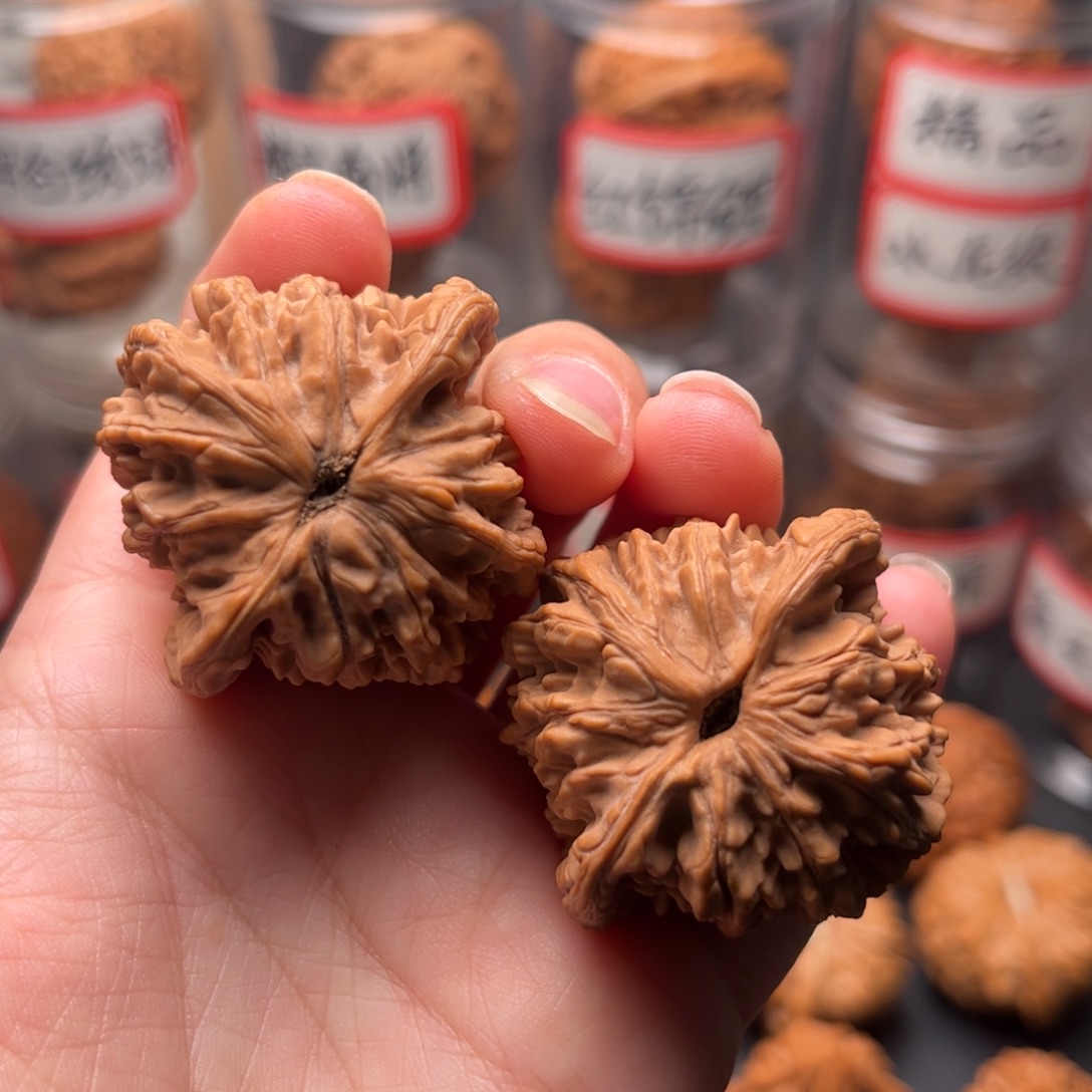 松***把件文玩核桃41老树虎头