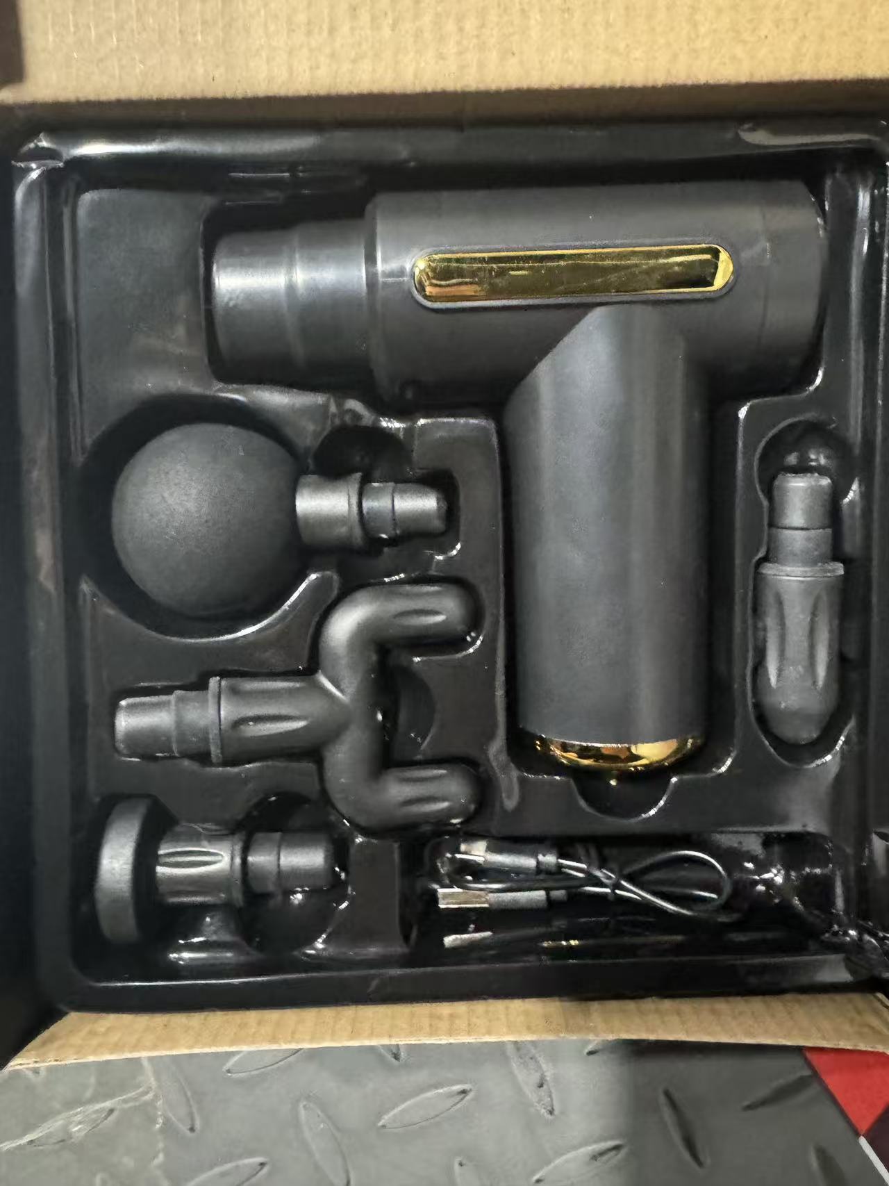 强力充电电动迷你多功能按摩器专业肌肉放松筋膜枪