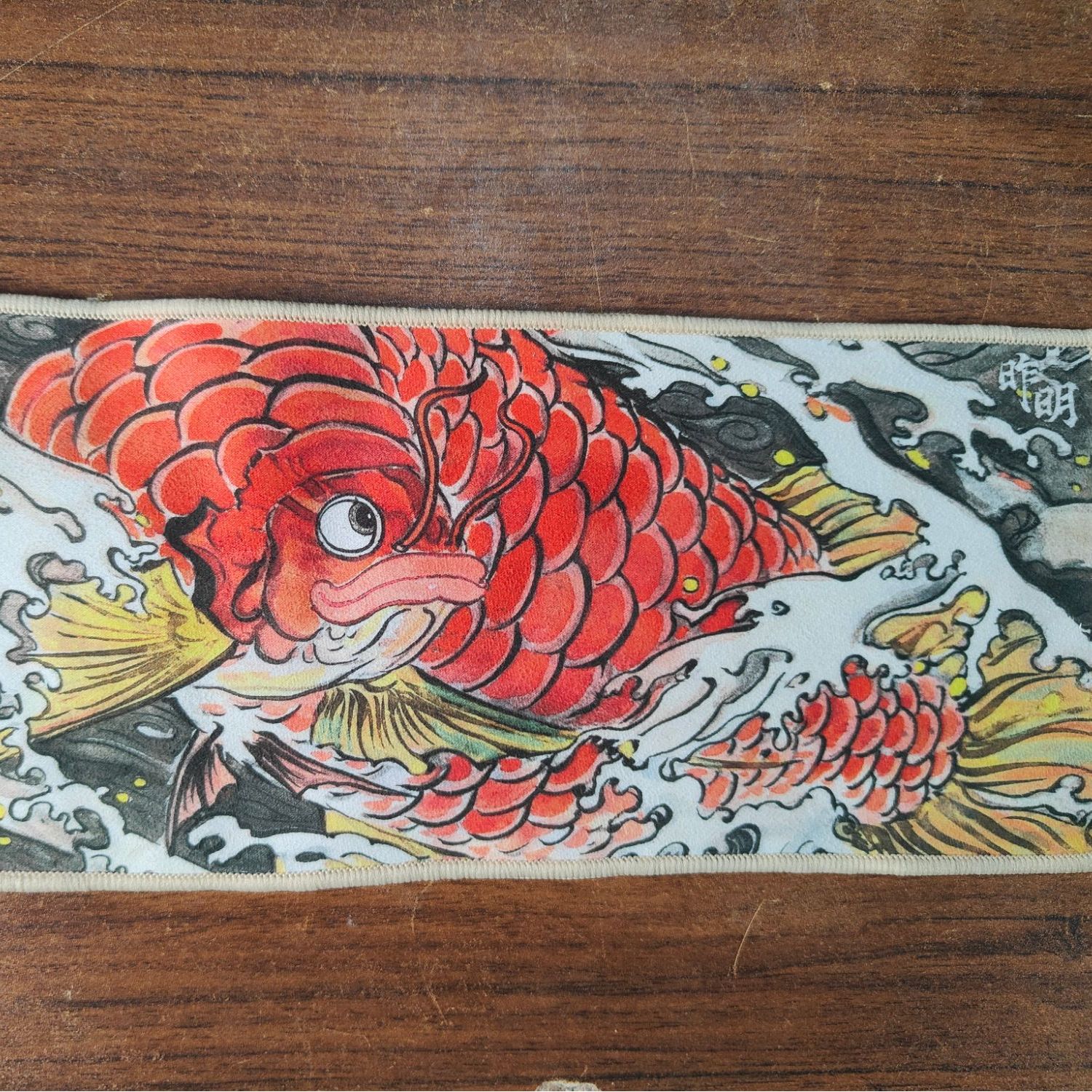 昨明·景德镇吸水茶布彩绘不掉毛加厚国潮便携中式茶巾茶道小毛巾