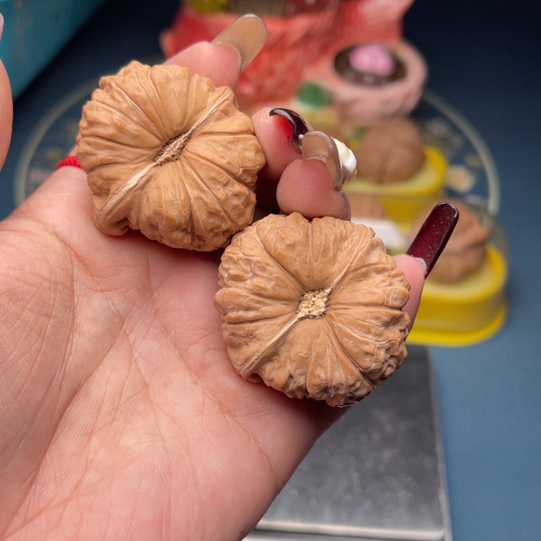 文玩核桃把件王***r南瓜墩40