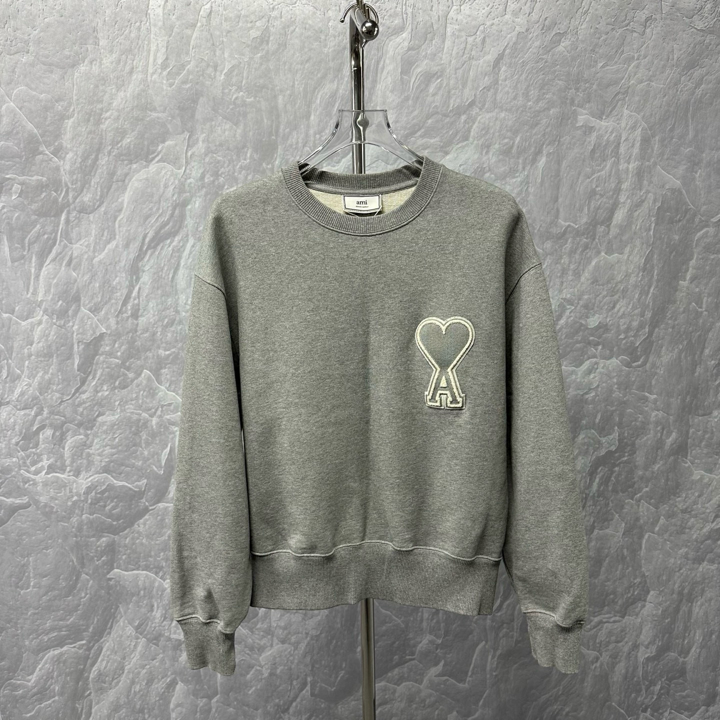 未使用 AMIPARIS 经典红桃A刺绣卫衣 M码 D17639