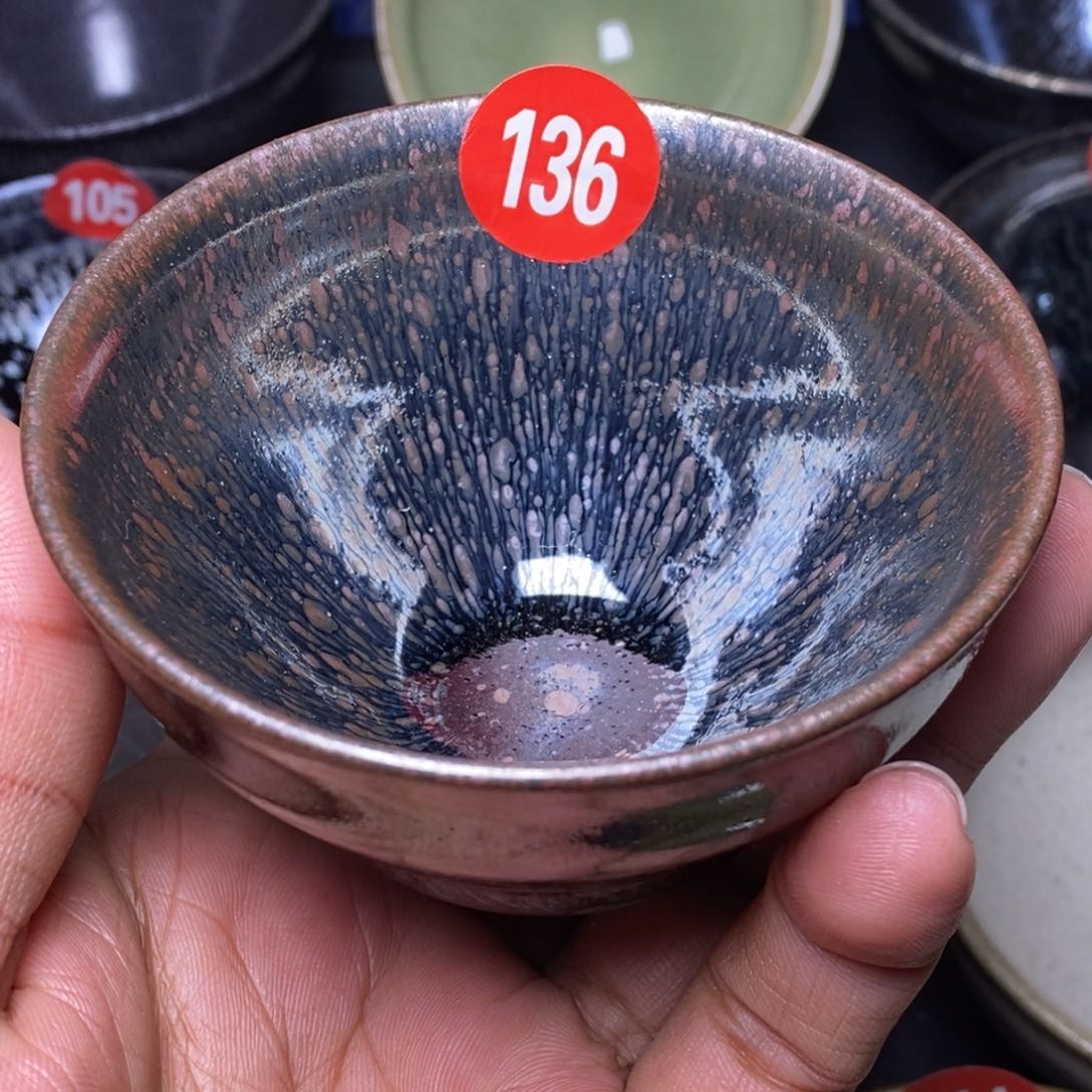 茶盏叶明龙窑柴烧茶盏