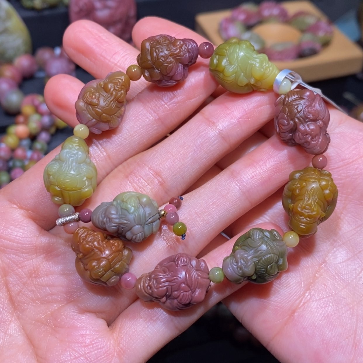 【闪购商品】玛瑙/玉髓手串未镶嵌盐源玛瑙