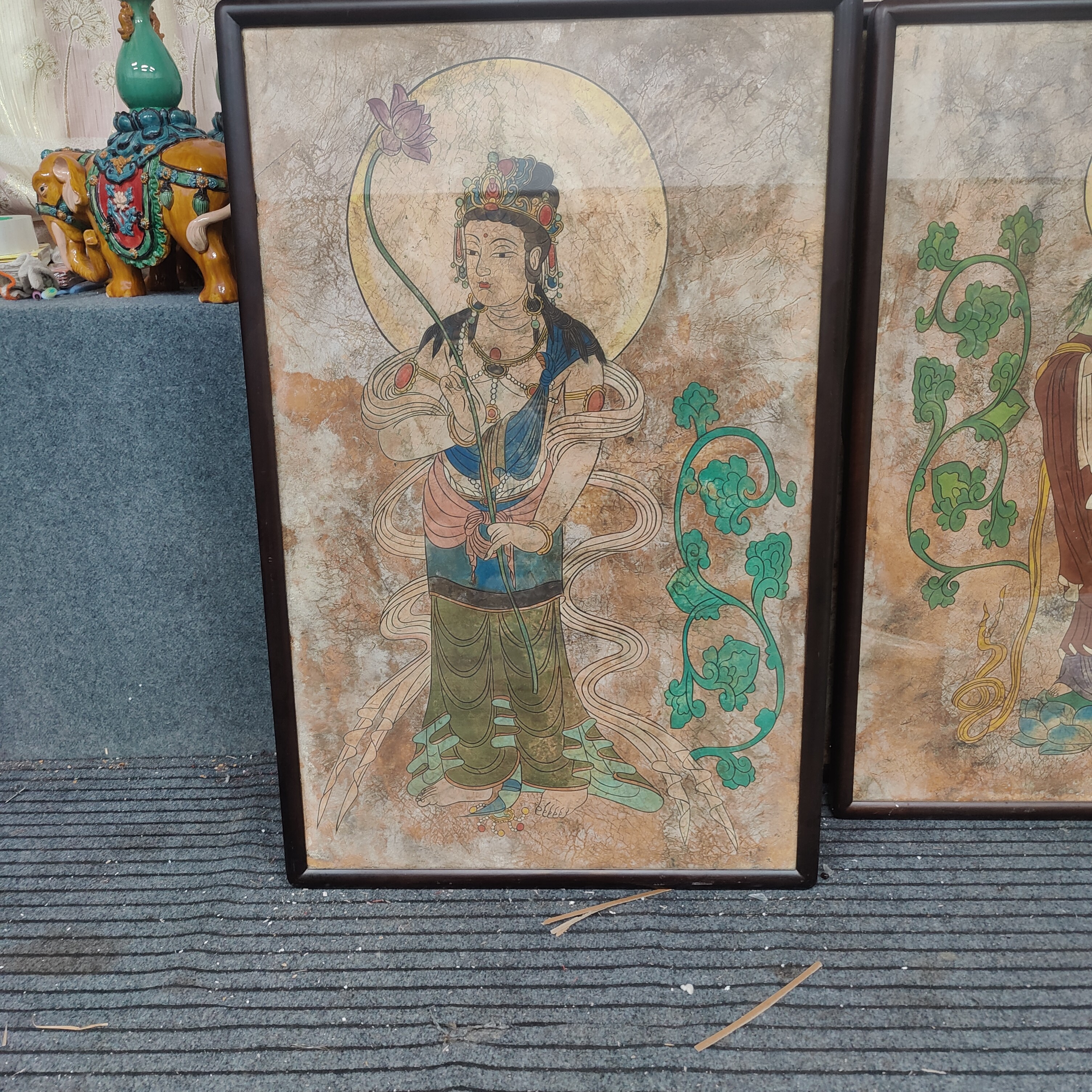 墙皮画尺寸115×75厘米