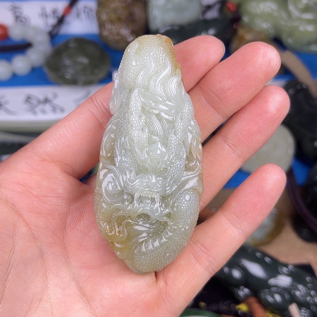 和田玉未镶嵌挂件12号和田玉