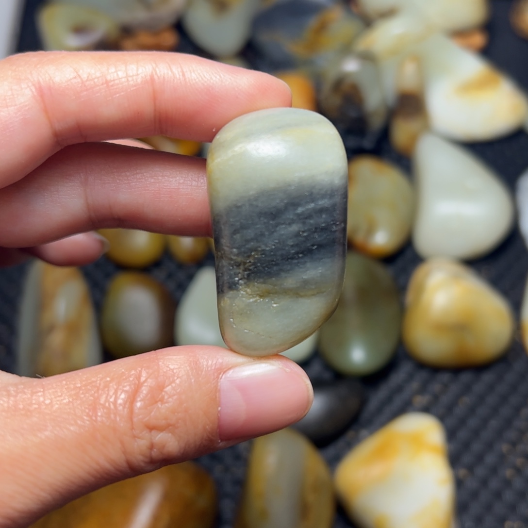 和田玉未镶嵌挂件23