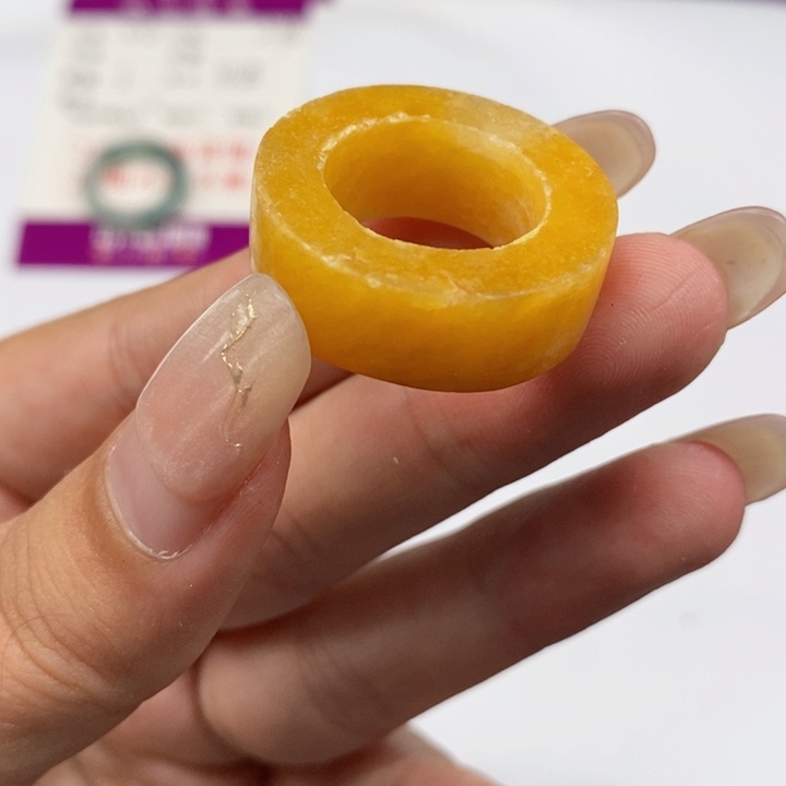 翡翠未镶嵌戒指奶*翡翠戒指