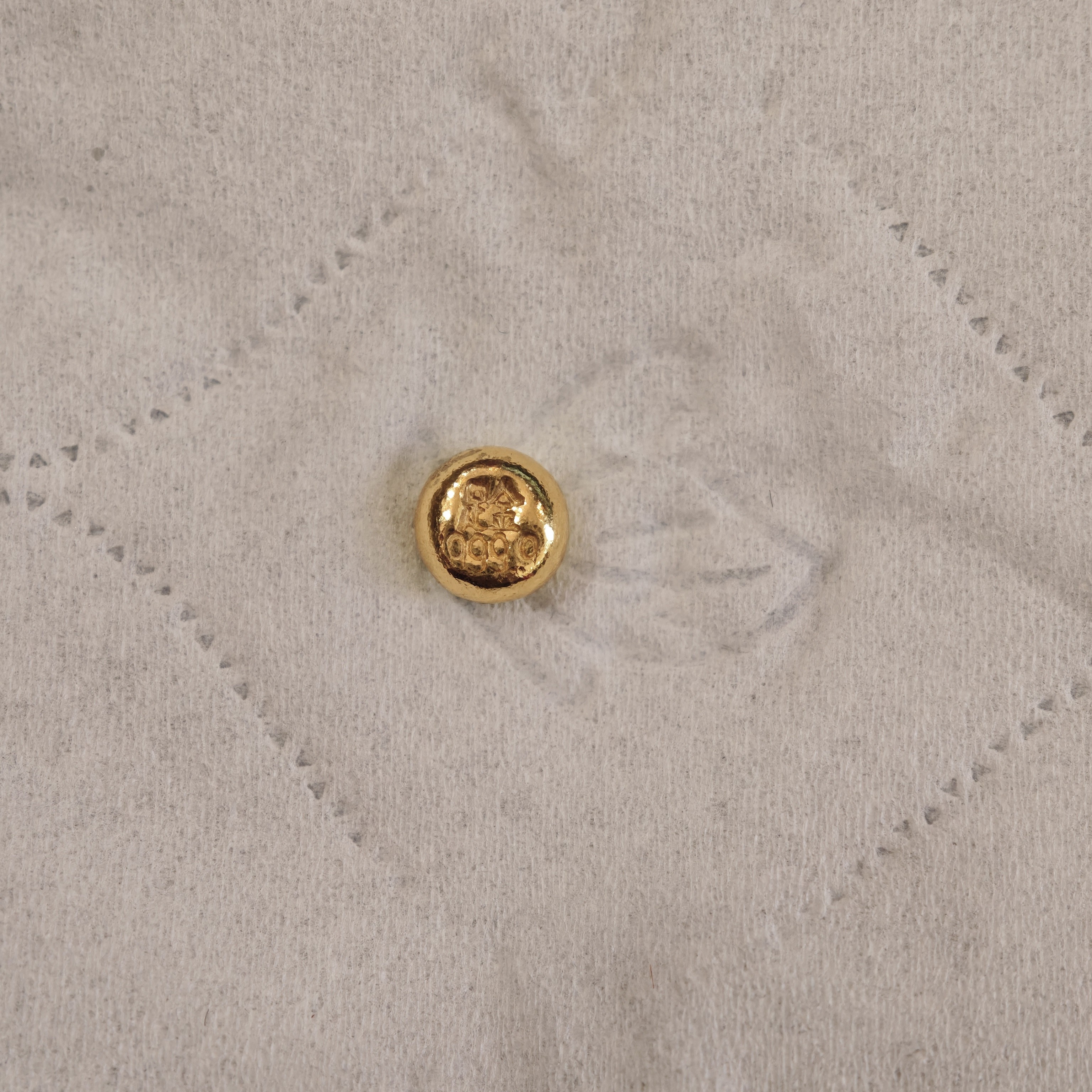 足金999  聚鑫黄金金豆