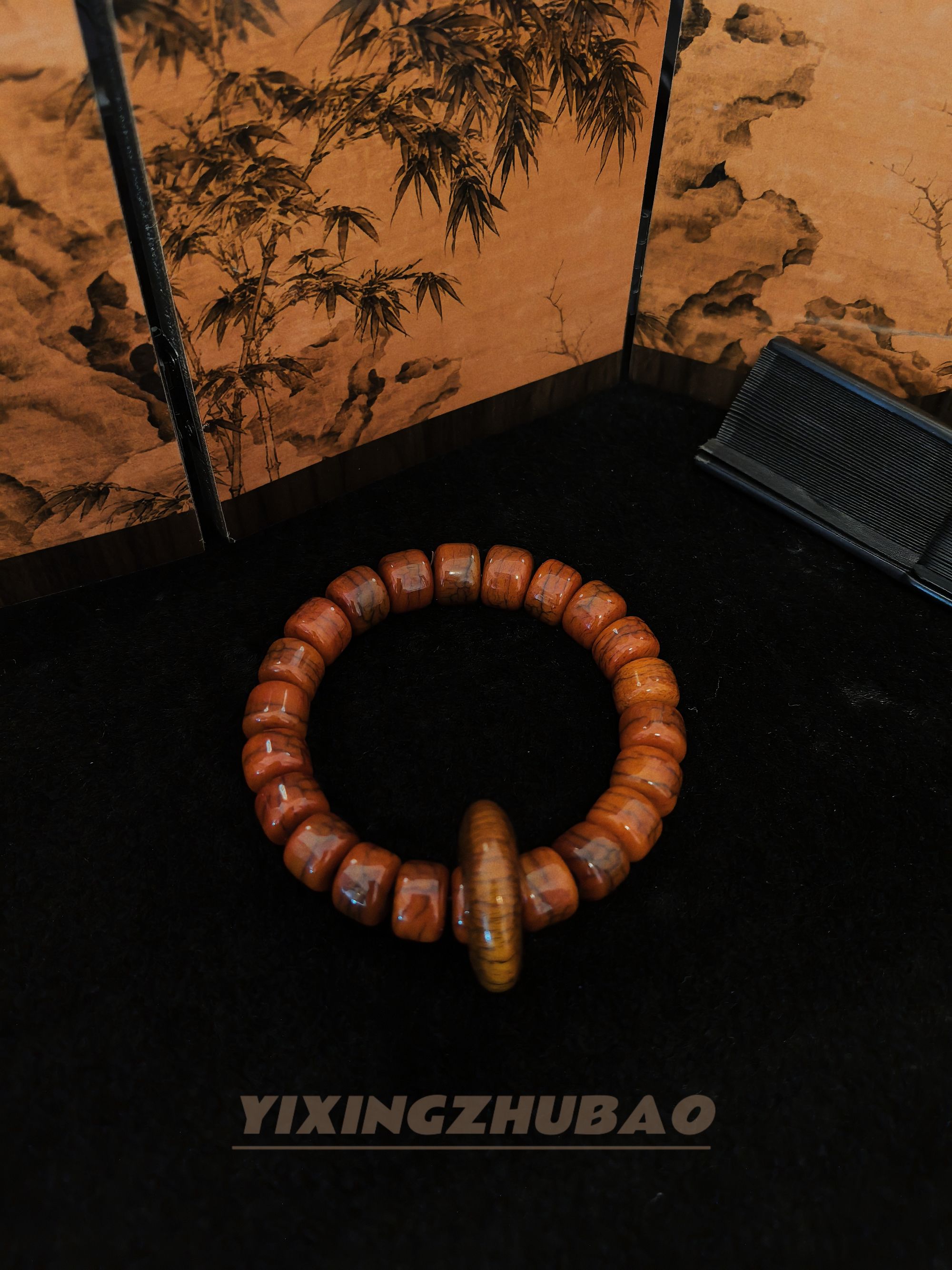 藏式高端骨质手串p