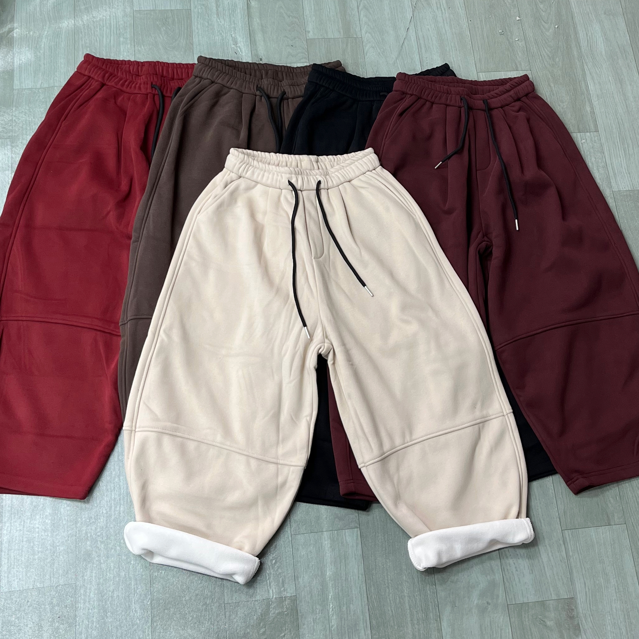 8170厚款加绒宽松百搭休闲卫裤