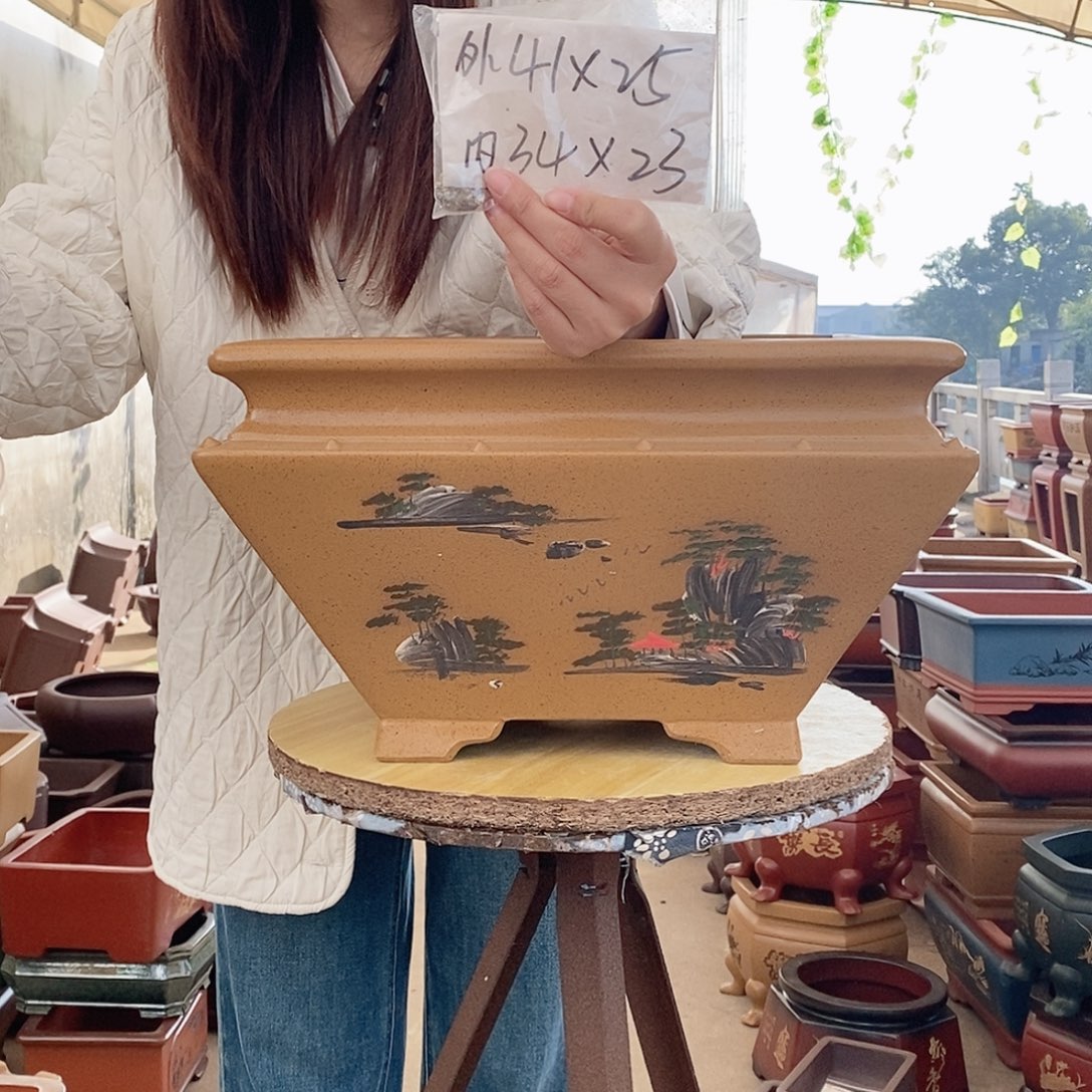 紫砂花盆紫砂花盆