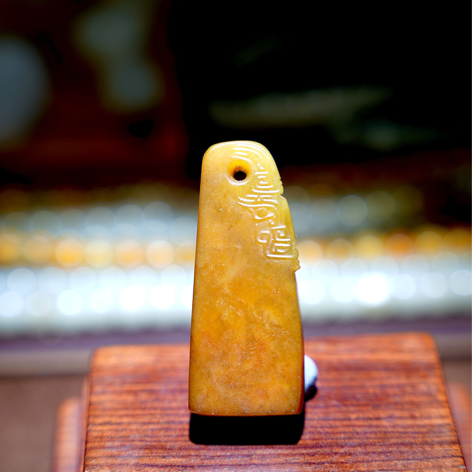 和田玉玉圭吊坠配饰